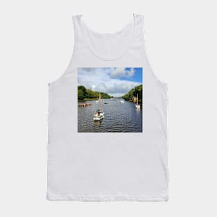 Rudyard Lake with sail boats Tank Top